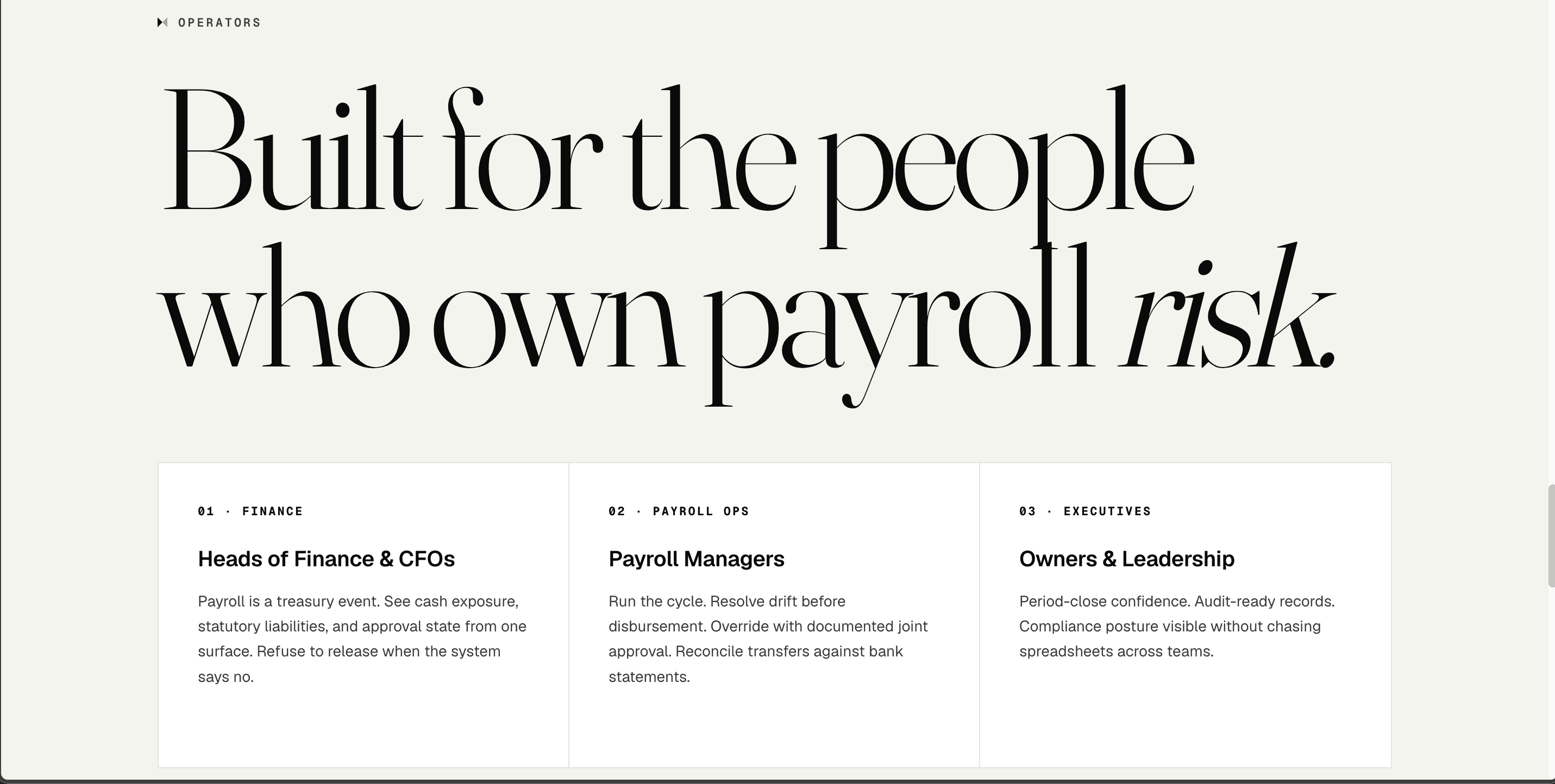 Janus Payroll project preview